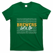 Brewers Let’s Go Fan Apparel for Game Day T-Shirt - Irish Green