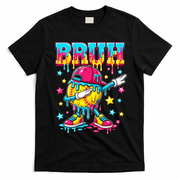 Baseball Life Style Apparel Softball Ice Cream Drip T-Shirt - Black