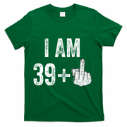 Birthday Male Him Fun 40 Funny 40th Birthday T-Shirt - Green