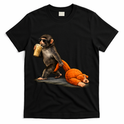 Baby Monkey Punch Iced Coffee T-Shirt - Black