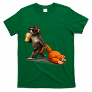 Baby Monkey Punch Iced Coffee T-Shirt - Green