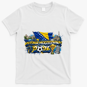 BOSNIA North America Soccer Tournament 2026 T-Shirt - White