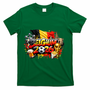 BELGIUM North America Soccer Tournament 2026 T-Shirt - Green
