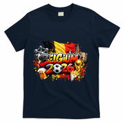 BELGIUM North America Soccer Tournament 2026 T-Shirt - Navy