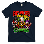 Beware Of The Creepy Clowns Attacks T-Shirt - Navy