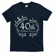 40th Birthday Princess T-Shirt - Navy