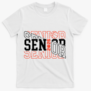 Basketball Senior 2026 Graduate Graduation T-Shirt - White