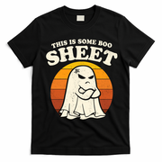 Boo Sheet Shirt This Is Some Boo Sheet Ghost Funny Retro Halloween T-Shirt - Black