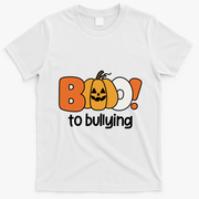 Boo To Bullying Anti Bullying Halloween T-Shirt - White
