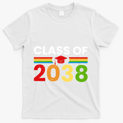 Back To School Class Of 2038 Graphic T-Shirt - White