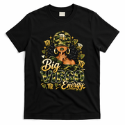 Big Virgo Energy Camo Fashion Zodiac T-Shirt - Black