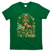 Big Virgo Energy Camo Fashion Zodiac T-Shirt - Irish Green
