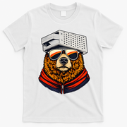 Bear With A Grater Hat T-Shirt - White