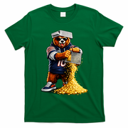 Bear With Cheese Grater T-Shirt - Irish Green