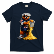 Bear With Cheese Grater T-Shirt - Navy Blue