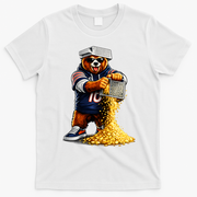 Bear With Cheese Grater T-Shirt - White