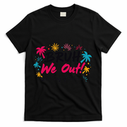 Bruh We Out Funny Last Day Of School Teacher T-Shirt - Black