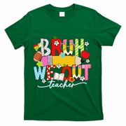 Bruh We Out Teacher Summer Last Dat Of School T-Shirt - Green