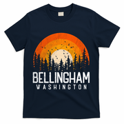 Bellingham Washington Wa Gift Retro 70s 80s Vintage Gift Great Gift T-Shirt - Navy