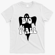 Boo Yall Spooky Ghost Halloween T-Shirt - White