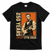Celebrate 250 Years Of America Abraham Lincoln T-Shirt - Black