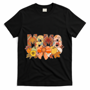 Cute Autumn Mama Fall Lover T-Shirt - Black