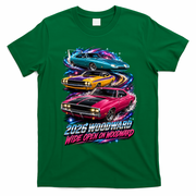 Cosmic Cars 2026 Wide Open On Woodward T-Shirt - Irish Green