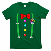 Clown Costume Funny Circus Halloween Costumes T-Shirt - Irish Green