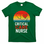 Critical Care Nurse ICU Nurses Week Intensive Care Graduate T-Shirt - Green