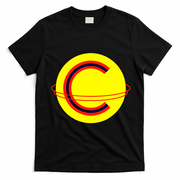 Captain Cosmic Space Superhero T-Shirt - Black