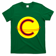 Captain Cosmic Space Superhero T-Shirt - Irish Green