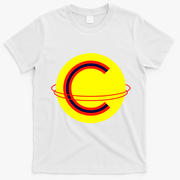 Captain Cosmic Space Superhero T-Shirt - White