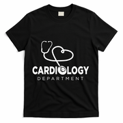Cardiologist Cardiovascular Technologist And Cardiology Nurse Cute Gift T-Shirt - Black