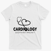 Cardiologist Cardiovascular Technologist And Cardiology Nurse Cute Gift T-Shirt - White