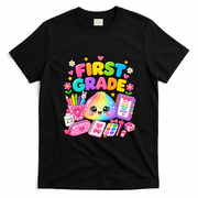 Cute Dumpling 1st First Grade Back To School T-Shirt - Black