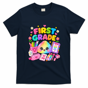 Cute Dumpling 1st First Grade Back To School T-Shirt - Navy Blue