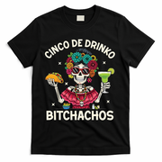 Cinco De Drinko Bitchachos T-Shirt - Black