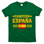 Campeón España 2010-2026 Vintage Soccer T-Shirt - Irish Green