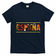 Colorful España Spanish Culture T-Shirt - Navy Blue