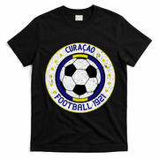 Curaçao Football 1921 Vintage Soccer Crest T-Shirt - Black