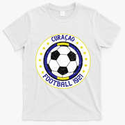 Curaçao Football 1921 Vintage Soccer Crest T-Shirt - White