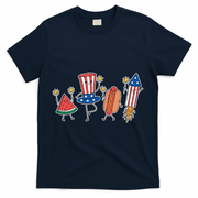 Cute Fourth Of July Summer Fun Group T-Shirt - Navy