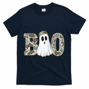 Camo Ghost Boo Spooky Halloween T-Shirt - Navy