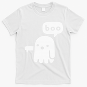 Chunky Ghost Of Disapproval Boo Halloween T-Shirt - White