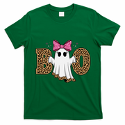 Cute Halloween Boo Ghost Vibes Spooky Season T-Shirt - Irish Green
