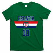 Croatia Hrvatska Flag Zagreb Croatian Soccer Jersey T-Shirt - Green