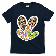 Cute Halloween Hearts Festive T-Shirt - Navy