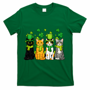 Cute Irish Cats & Kittens T-Shirt - Green