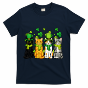 Cute Irish Cats & Kittens T-Shirt - Navy