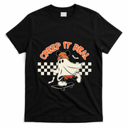 Creep It Real Spooky Ghost Mouse T-Shirt - Black